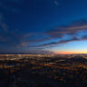 Phoenix city lights at dusk